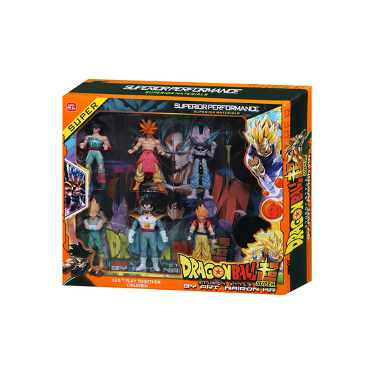 Coffret Figurines Dragon Ball Super – Pack de 6 Héros Légendaires