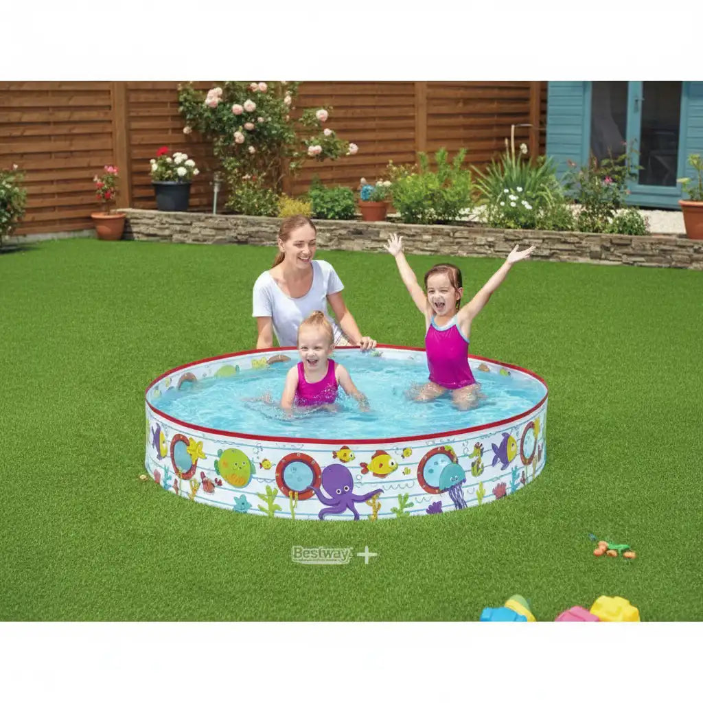 Piscine Gonflable Enfant – Bestway Marine Fill 'N Fun 152 cm