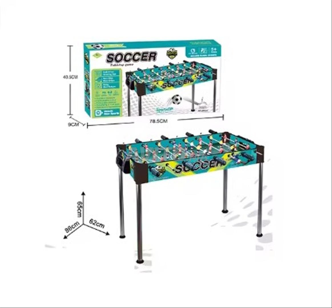 Baby-foot sur pieds – 6 poignées avec tableau d’affichage
