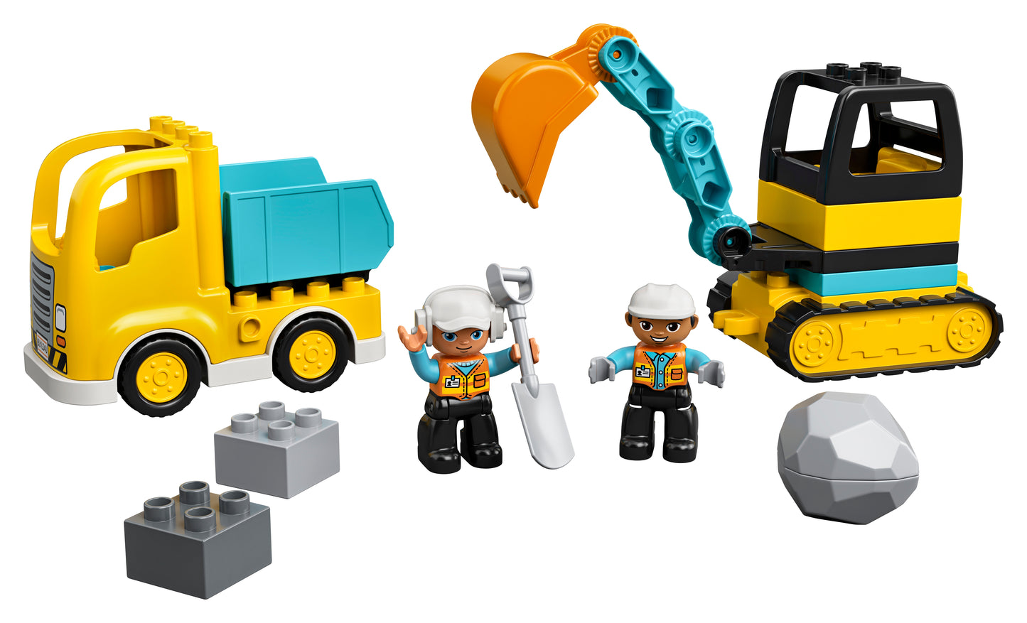 LEGO® DUPLO® – Le camion et la pelleteuse