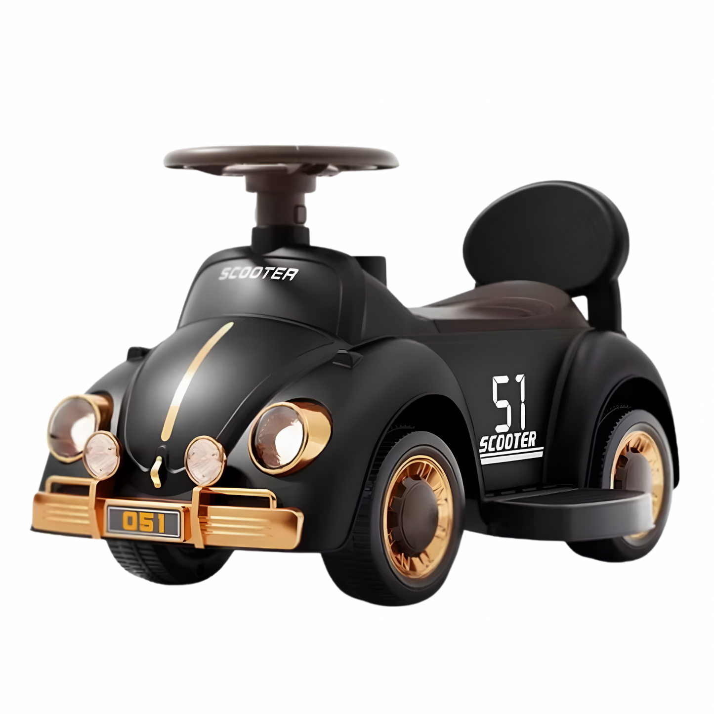 Baby Car Style Rétro – Voiture Vintage - Noir