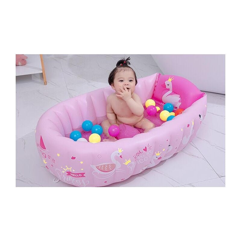 Baignoire Gonflable Bébé / Piscine Enfant – Forme Cygne