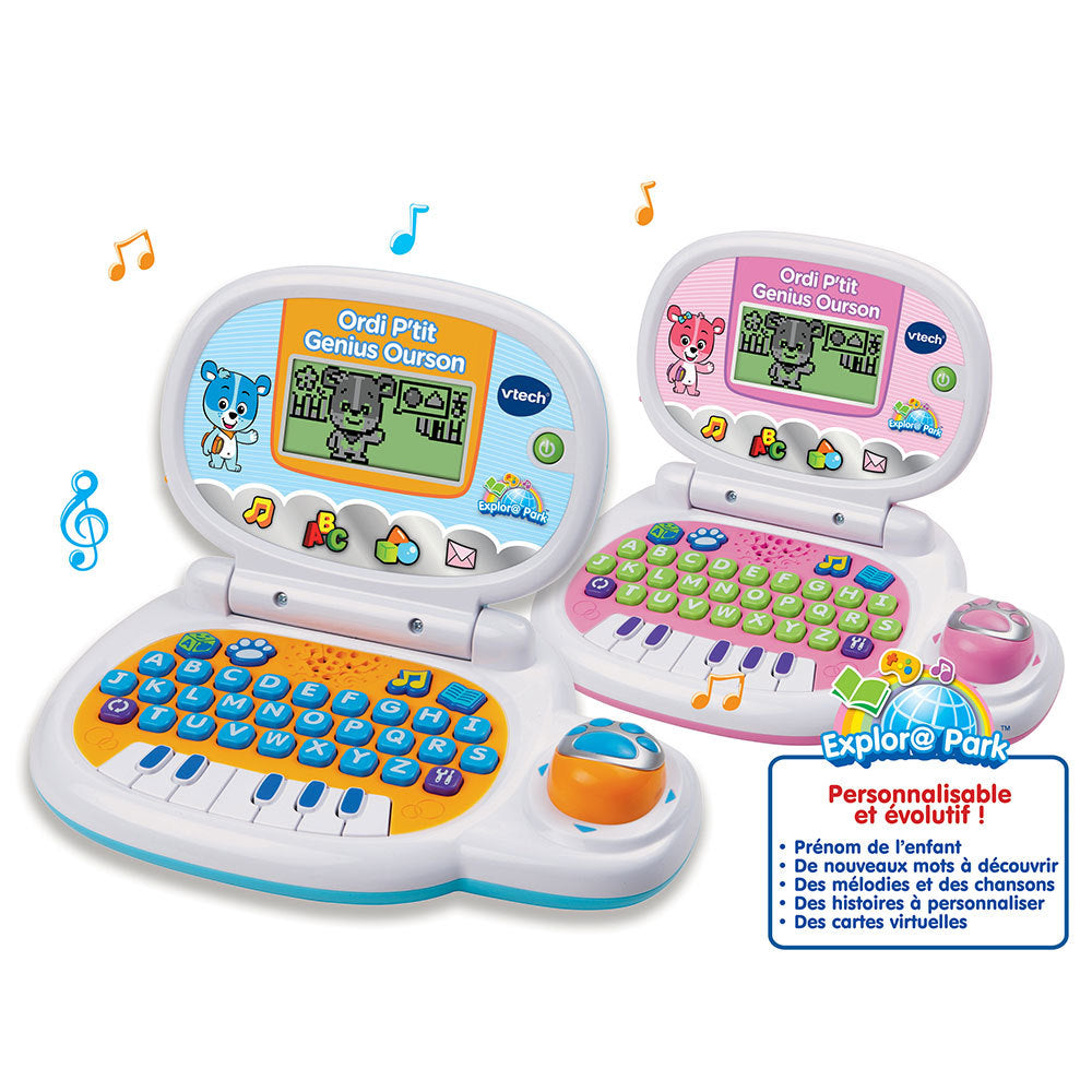 Ordinateur Enfant P’tit Genius Ourson – Rose