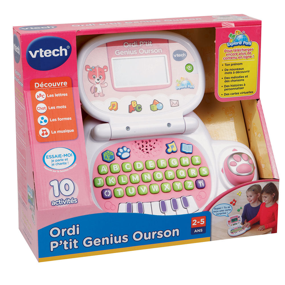 Ordinateur Enfant P’tit Genius Ourson – Rose