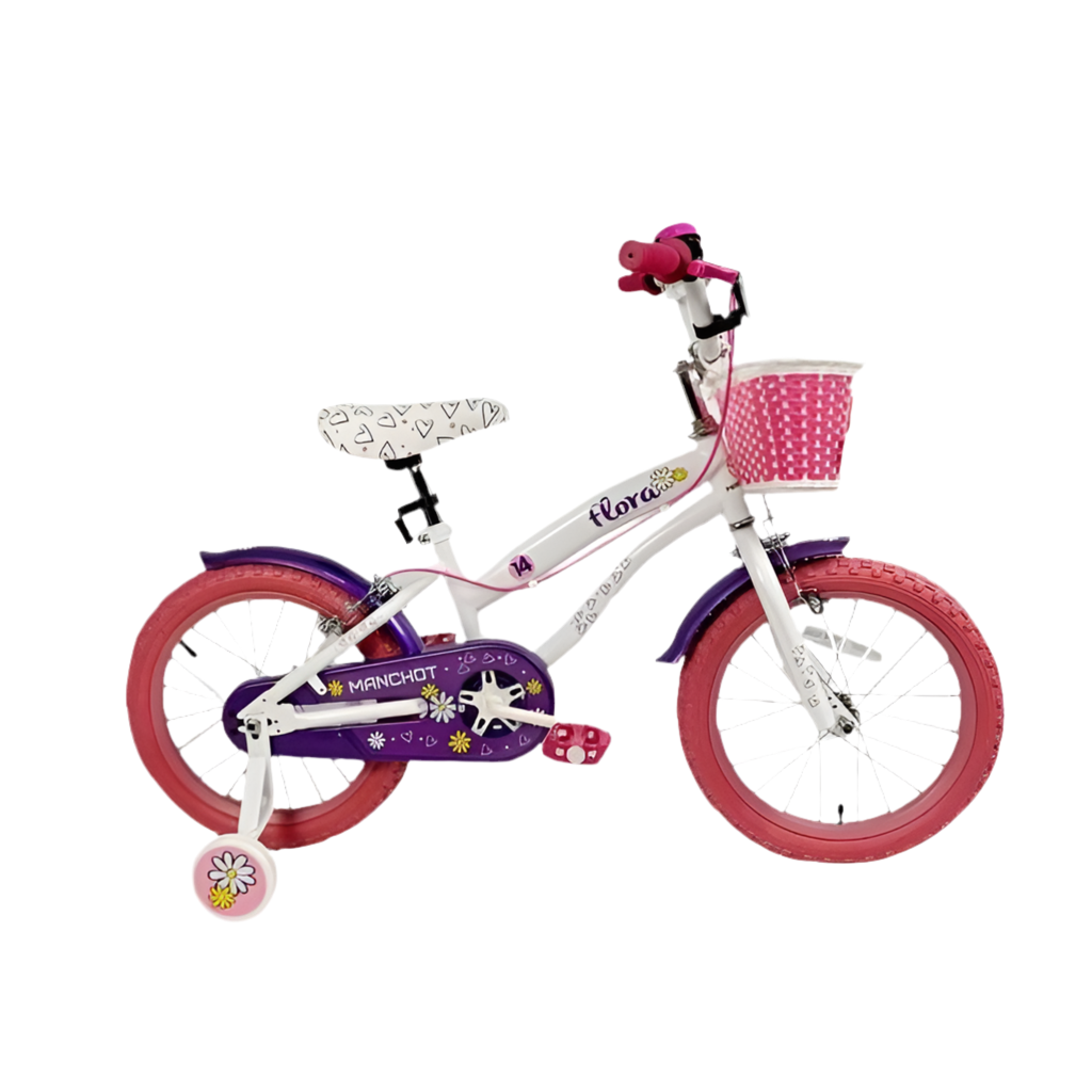 Vélo Licorne Féérique 14 pouces Flora - 4 ans à 7 ans