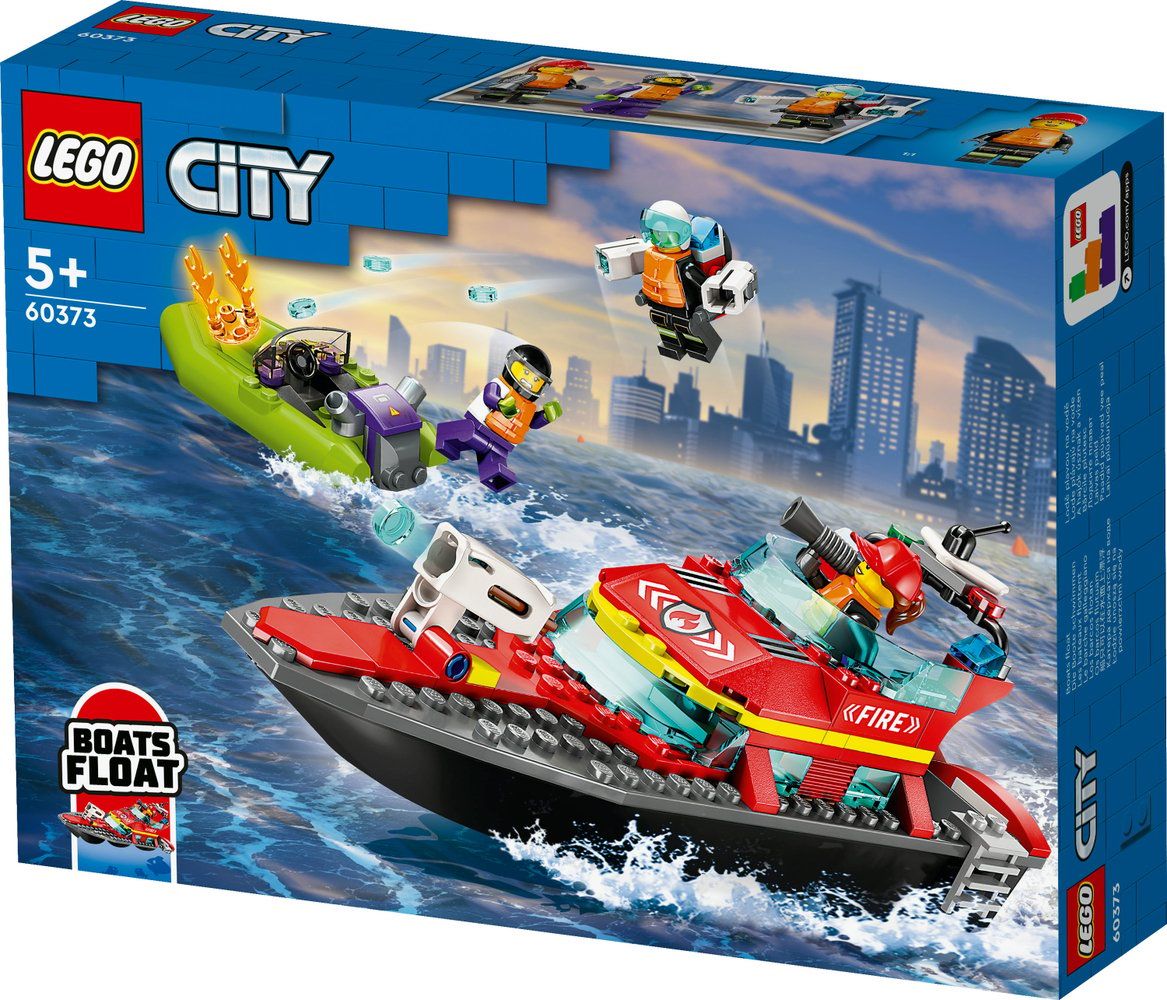 LEGO® City – Le bateau de sauvetage des pompiers