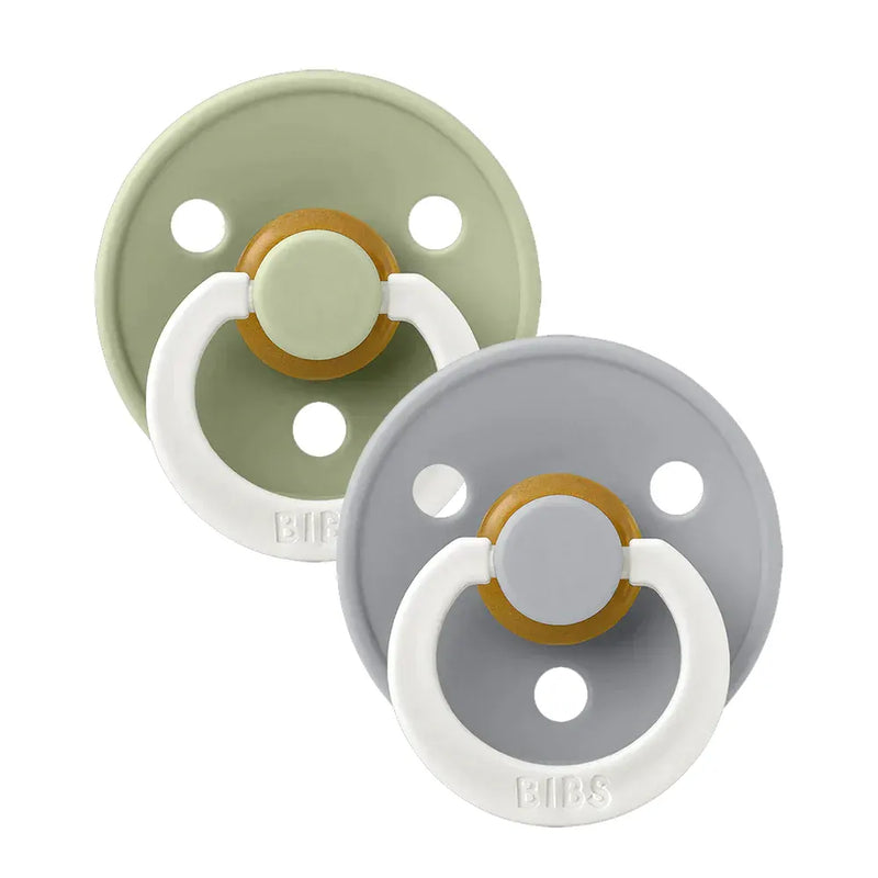Lot de 2 sucettes symétriques Sage Glow – Bibs
