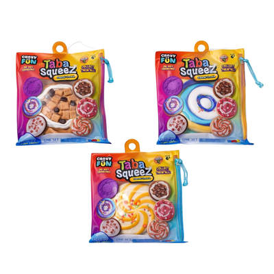 Taba Squeez Cookies – 1 Squishy Gourmand (Modèle Aléatoire)