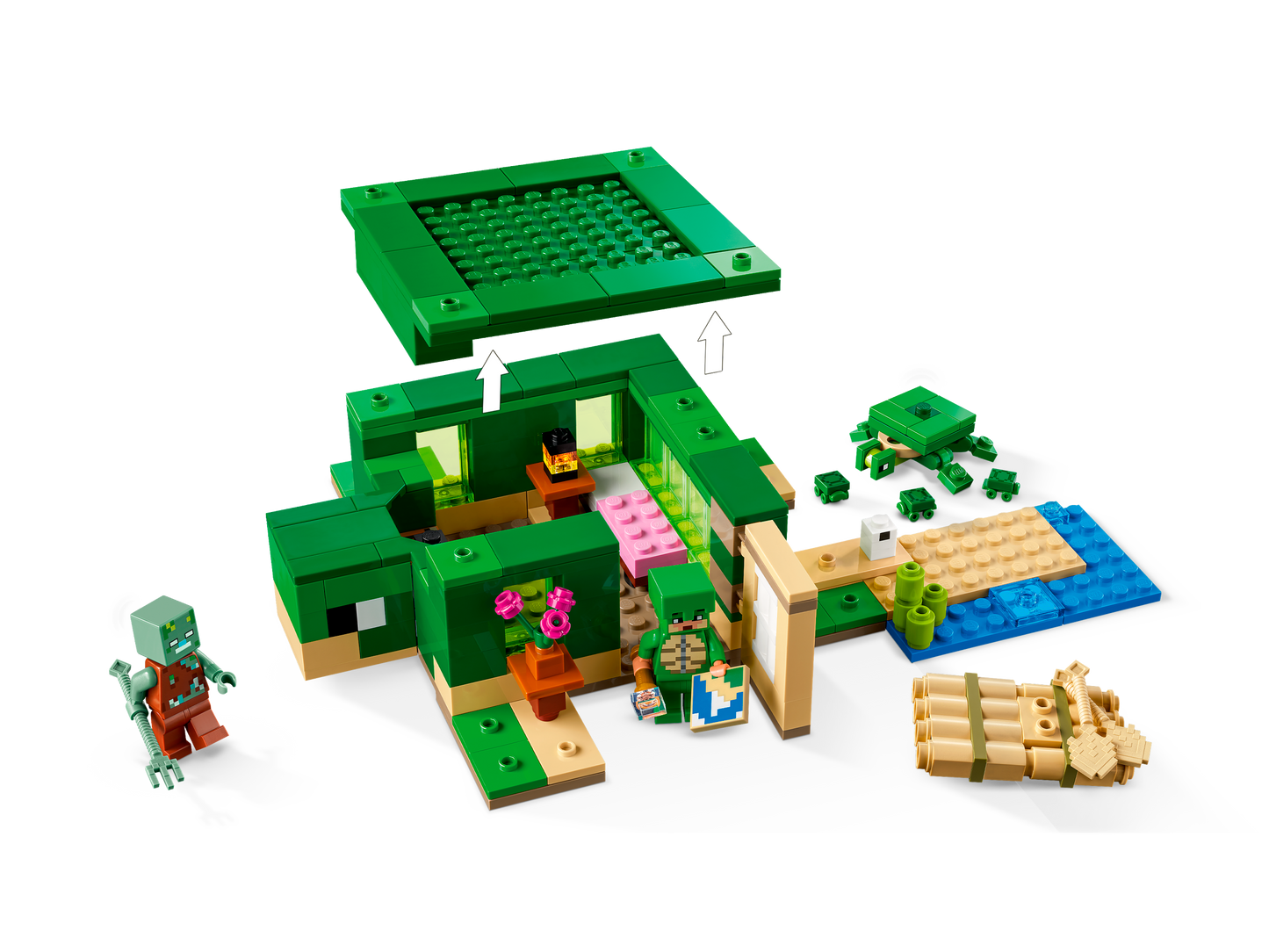La maison de la plage de la tortue - LEGO® Minecraft®
