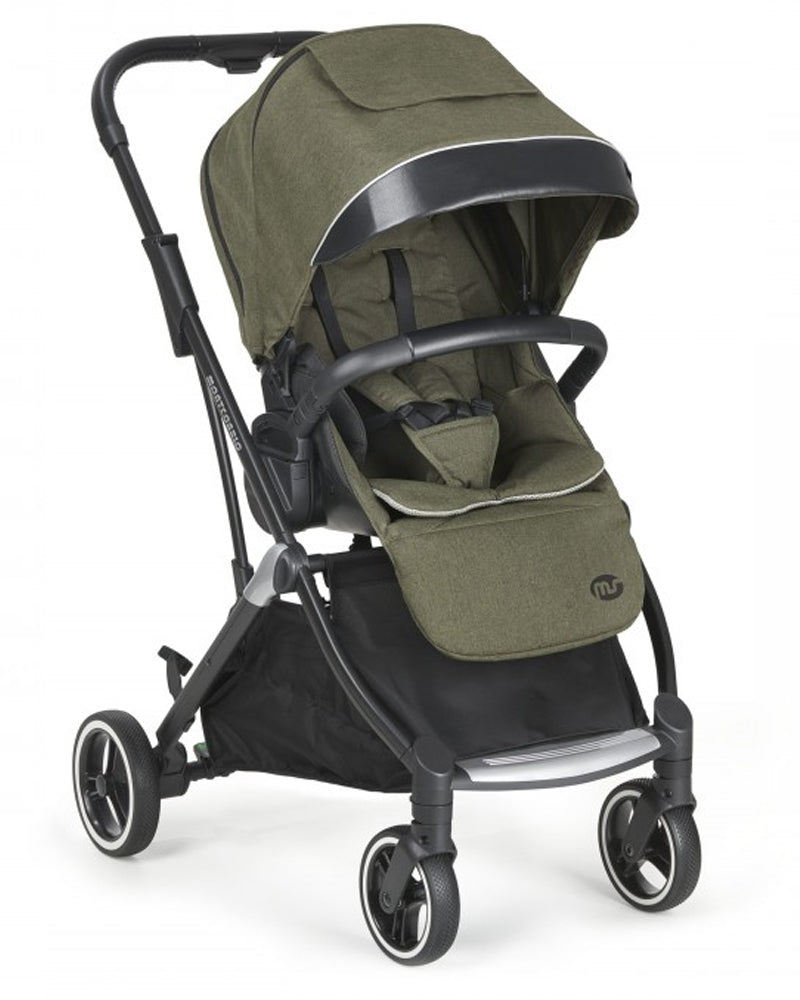 Poussette Monte-Carlo MS – Dossier inclinable, capote extensible, roues tout-terrain