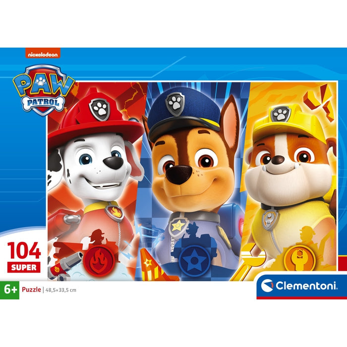 Puzzle Paw Patrol – 104 pièces – Clementoni