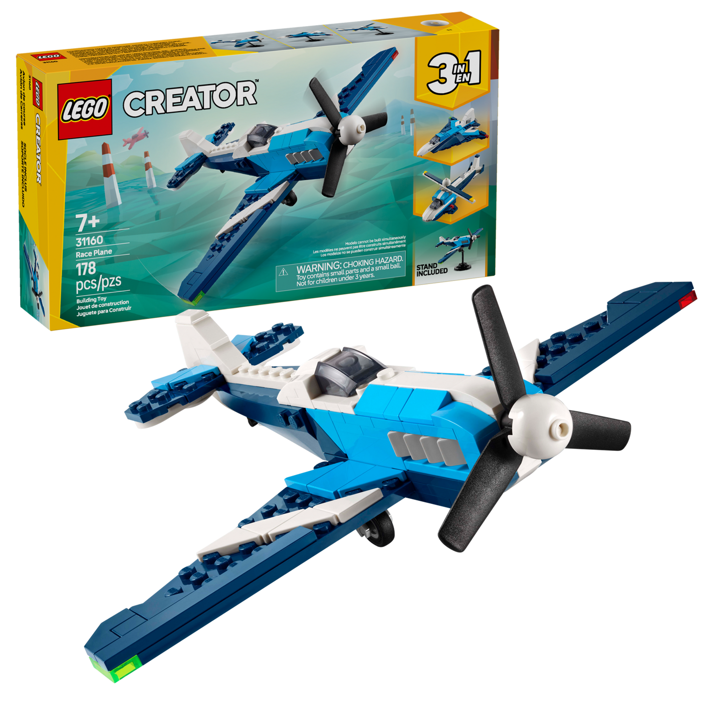 Aéronef : l’avion de course - LEGO® Creator 3-en-1