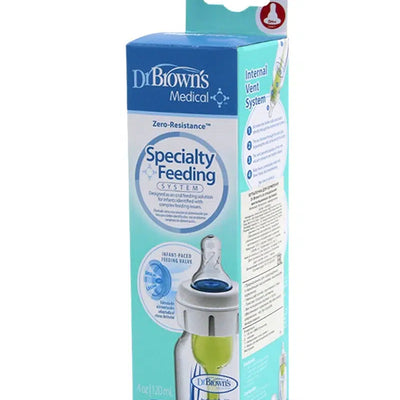 Dr. Brown’s Biberon Système d’Alimentation Spécialisé 250 ml + Tétine L1 & Valve