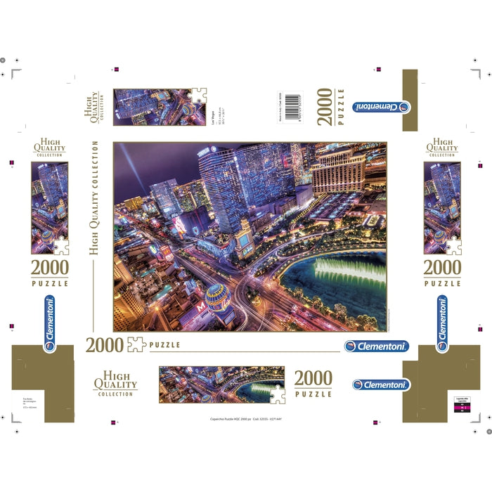 Puzzle Clementoni – Las Vegas (2000 pièces)