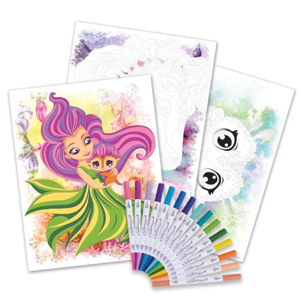 Livre de Coloriage par Numéro – Nebulous Stars