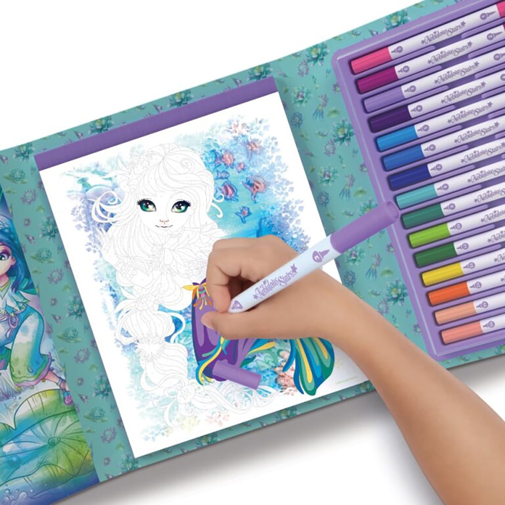 Livre de Coloriage par Numéro – Nebulous Stars