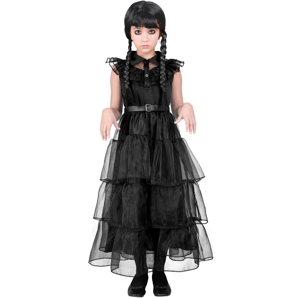 Déguisement Wednesday Addams – Costume Fille Cosplay
