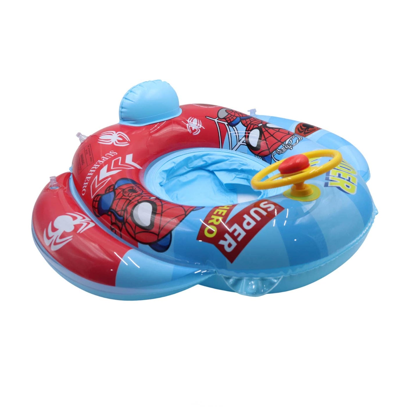 Bateau Gonflable Enfant avec Volant – Spider-Man