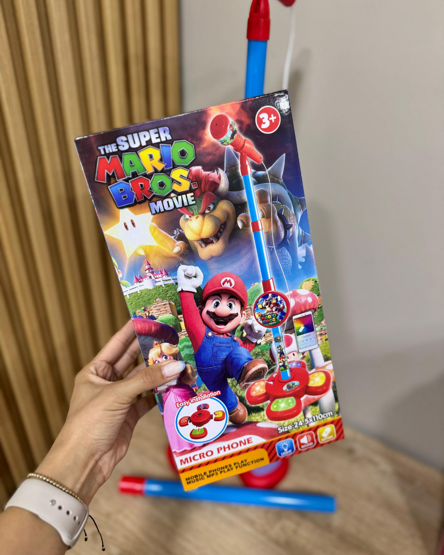 Microphone pour enfants Mario