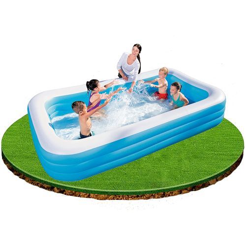 Piscine Familiale Gonflable Bestway – Rectangulaire, 3.05 m x 1.83 m x 46 cm, Bleu