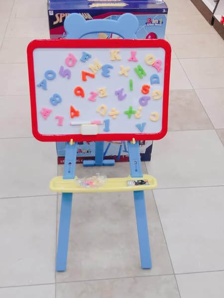 Tableau à dessin magnétique multifonctionnelle double face pour enfants