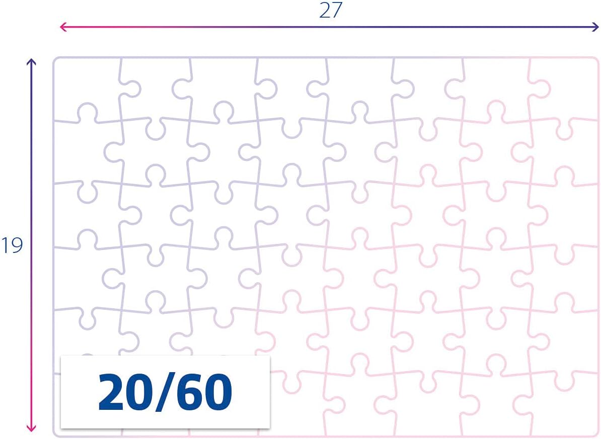 Clementoni – Puzzle SuperColor Bugs – 2 x 60 pièces