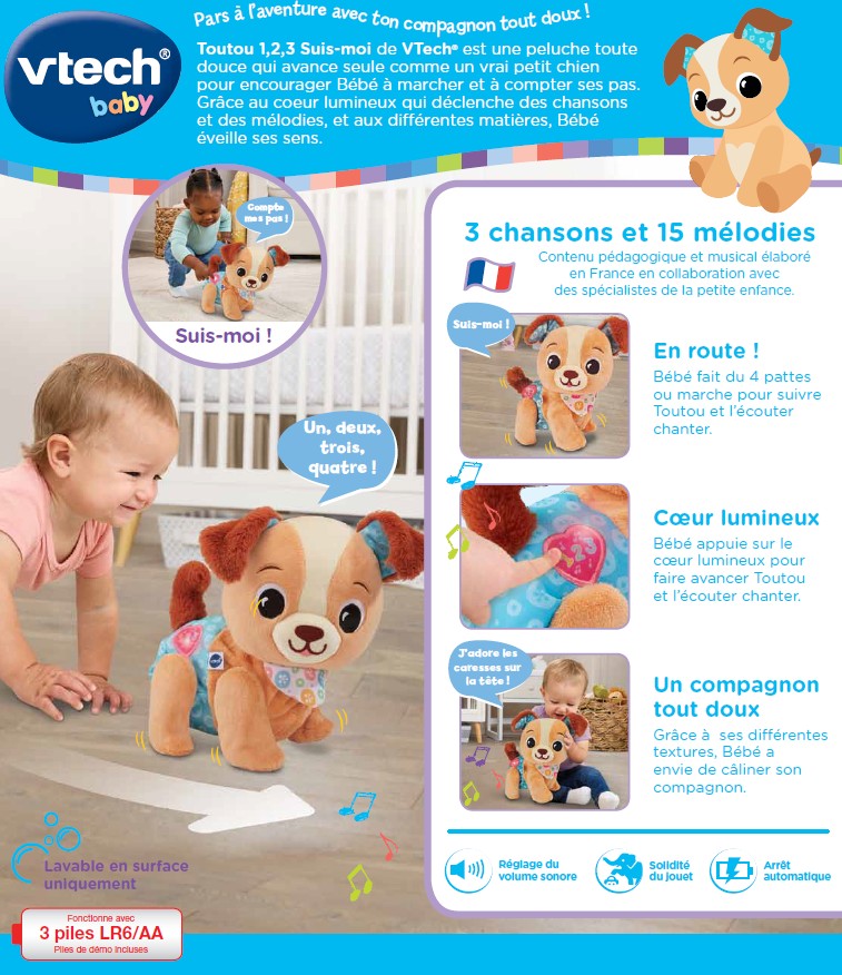 Toutou 1,2,3 Suis-Moi VTech