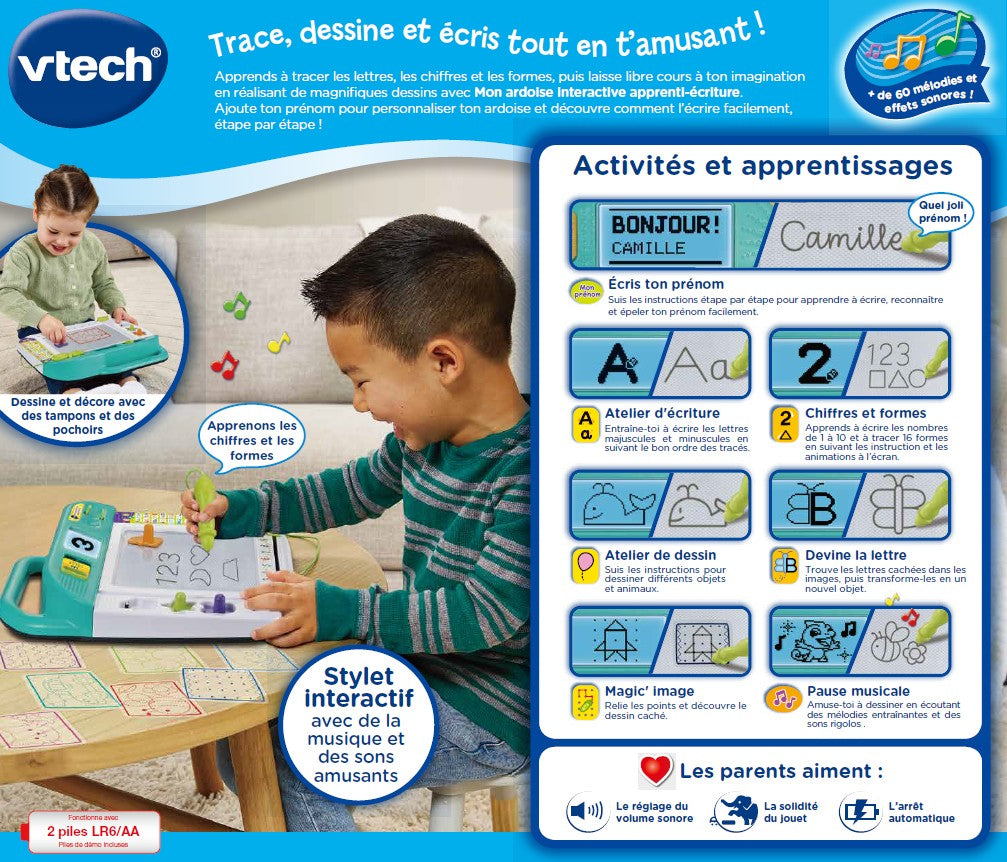 Ardoise Interactive Apprenti-Écriture VTech