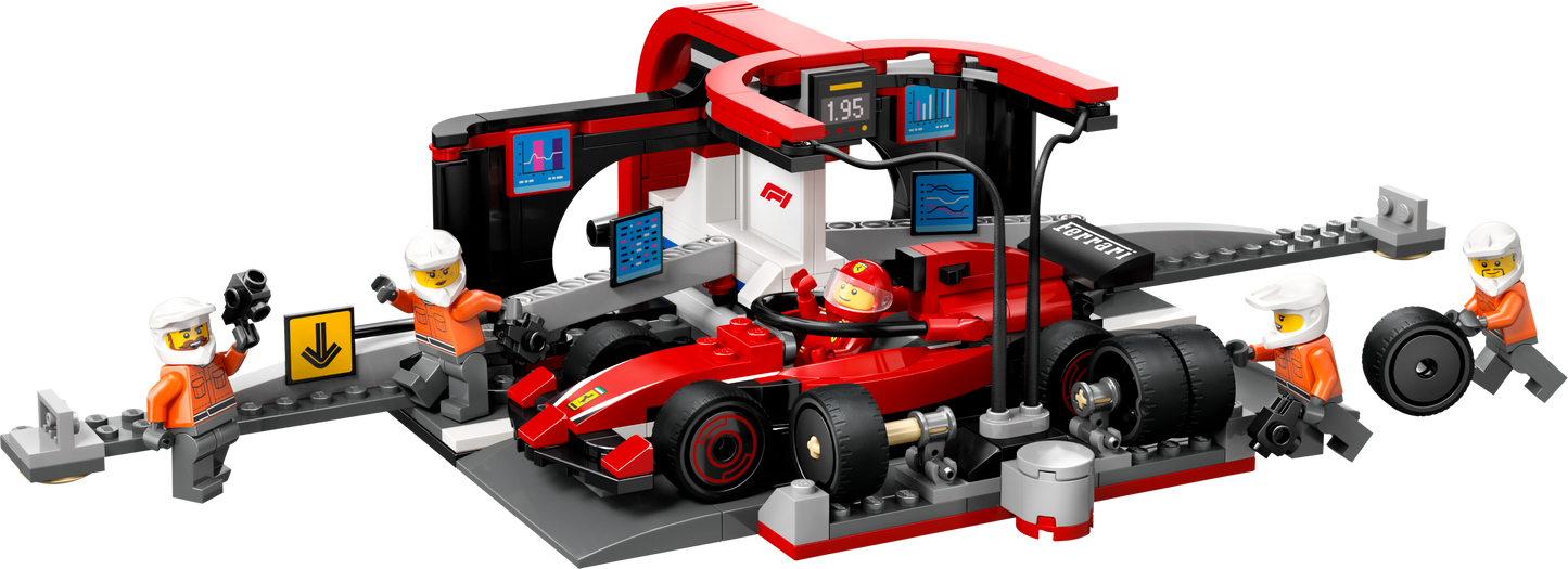 Arrêt au stand de F1® avec voiture Ferrari - LEGO® City