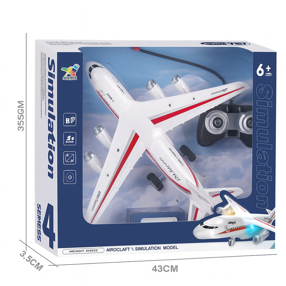 Avion Passager Radiocommandé Canem 7123 – Lumières et Sons