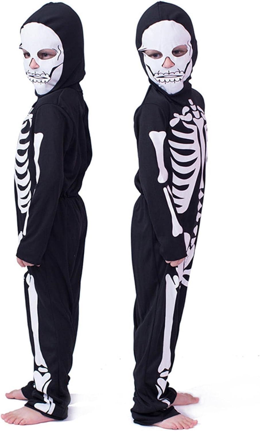 Costume Squelette avec Masque pour Enfants – Déguisement Halloween