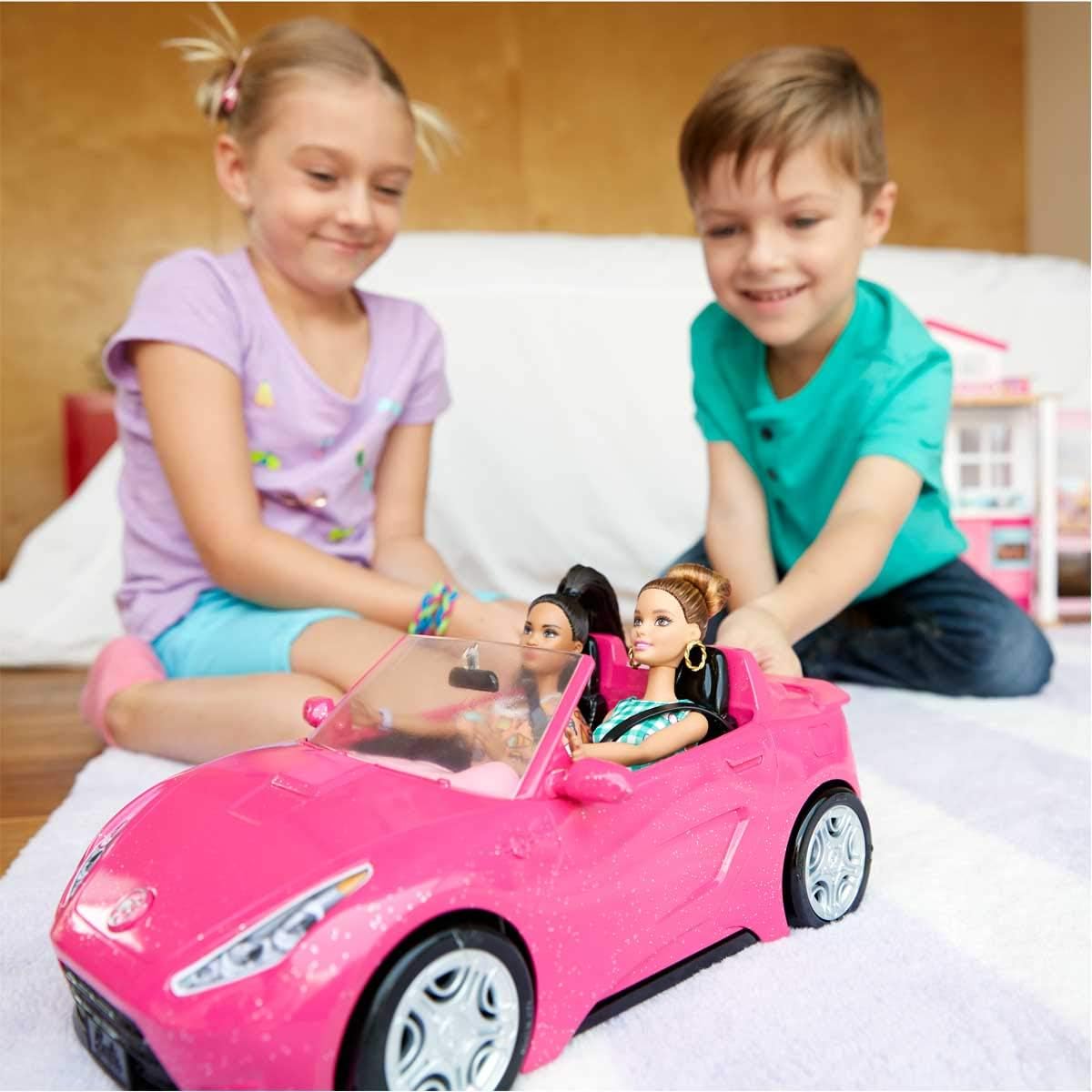 Voiture Cabriolet Rose – Barbie