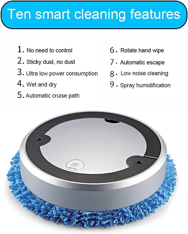 Robot de nettoyage intelligent avec pulvérisateur