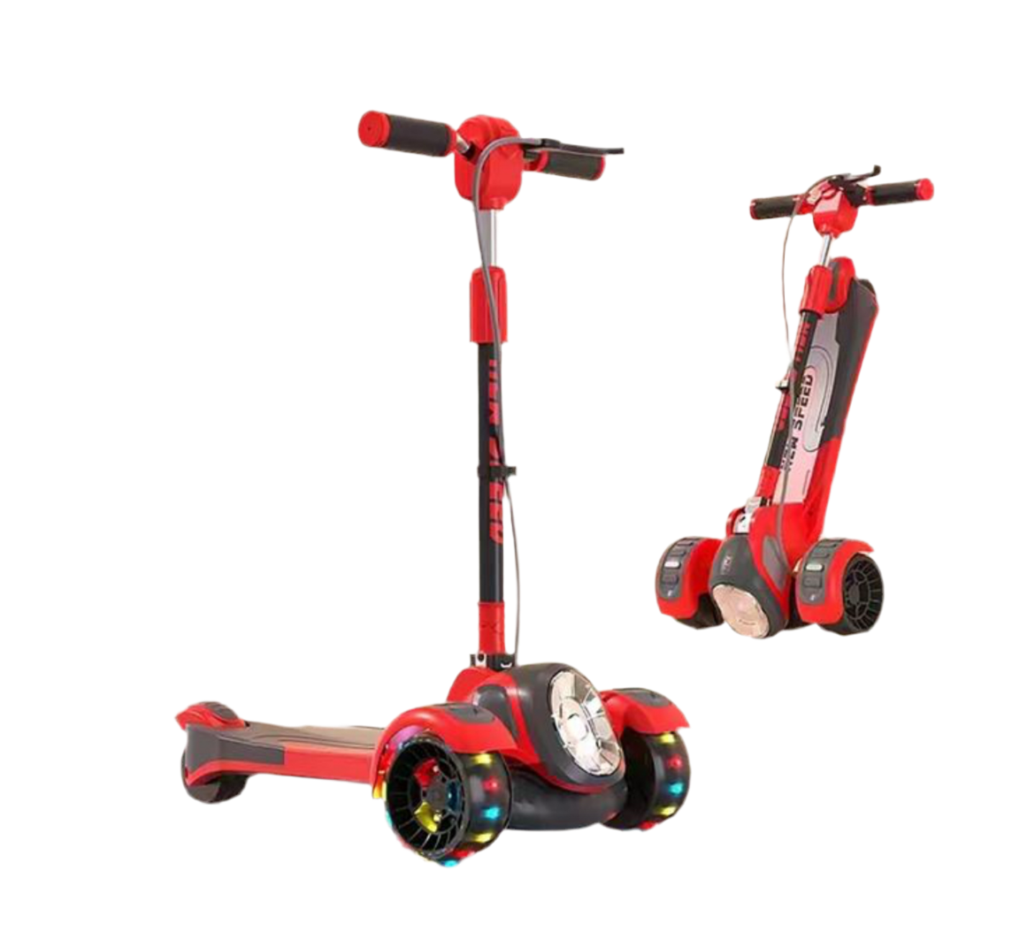 Trottinette en Métal Réglable pour Enfants