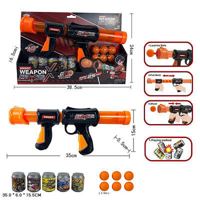 Fusil à Pompe pour Enfants avec Cibles et Balles Mousse