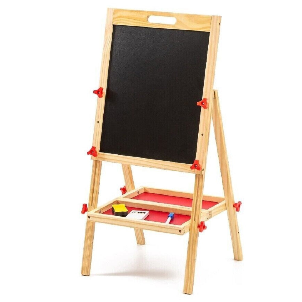 Tableau d’Art Double Face en Bois - Noir et Blanc, Magnétique