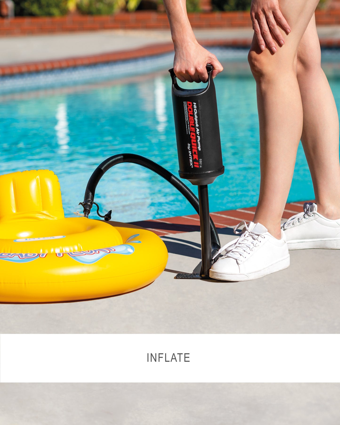 Gonfleur Manuel Double Quick II Intex