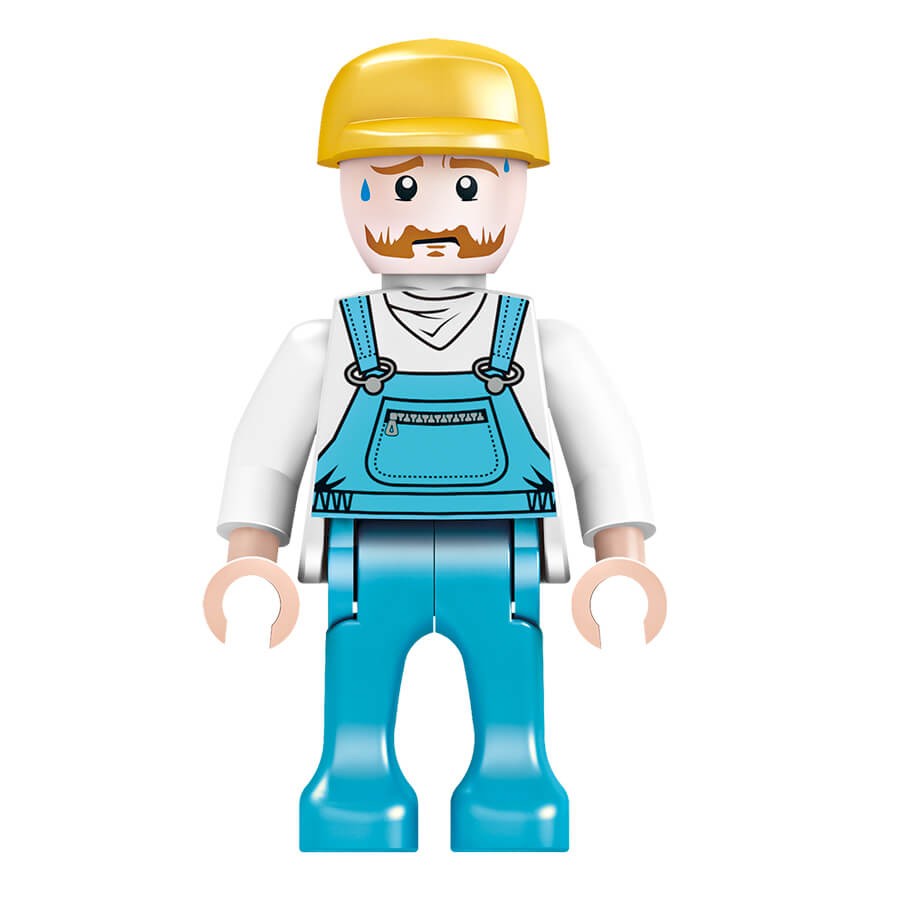 Camion de Pompiers en Briques à Construire – 328 Pièces