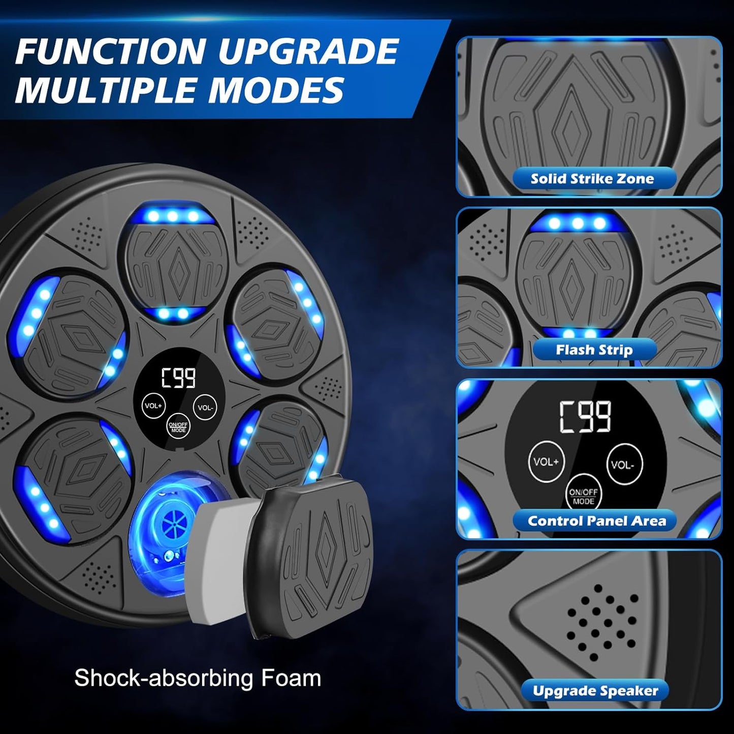 Smart Music Boxing Machine – Entraînement interactif pour adultes et enfants