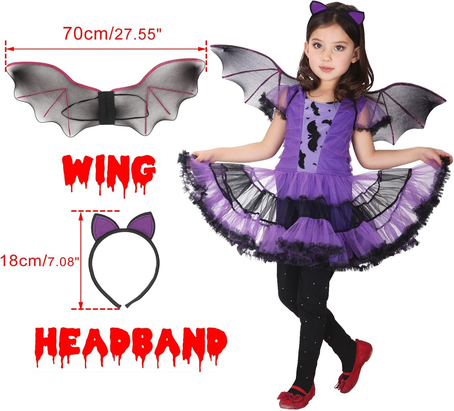 Déguisement Chauve-Souris Fille – Costume Halloween