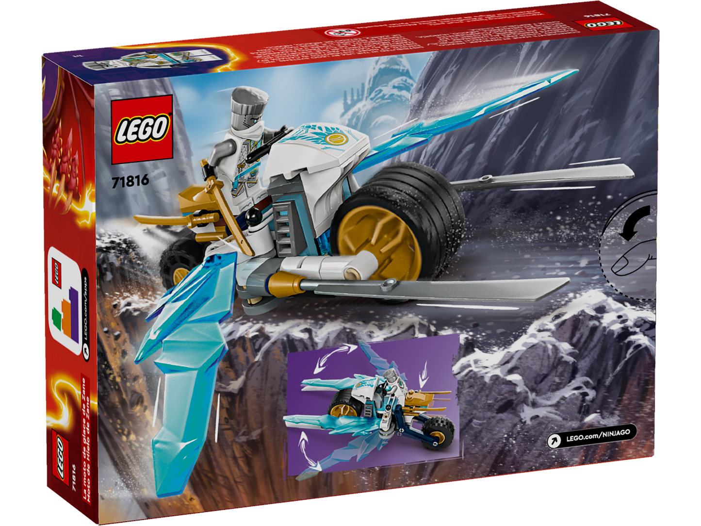 La moto de glace de Zane - LEGO® NINJAGO®