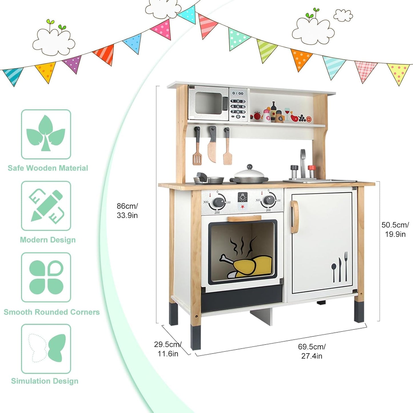Cuisine en Bois pour Enfants