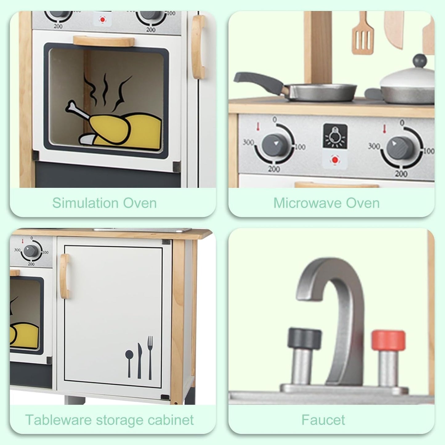 Cuisine en Bois pour Enfants