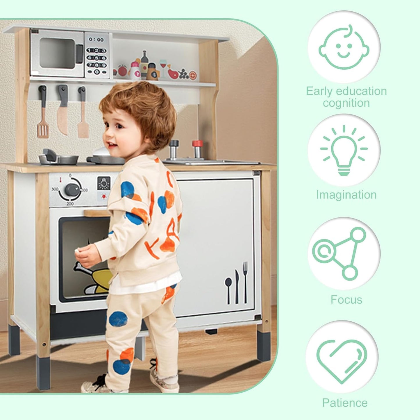 Cuisine en Bois pour Enfants