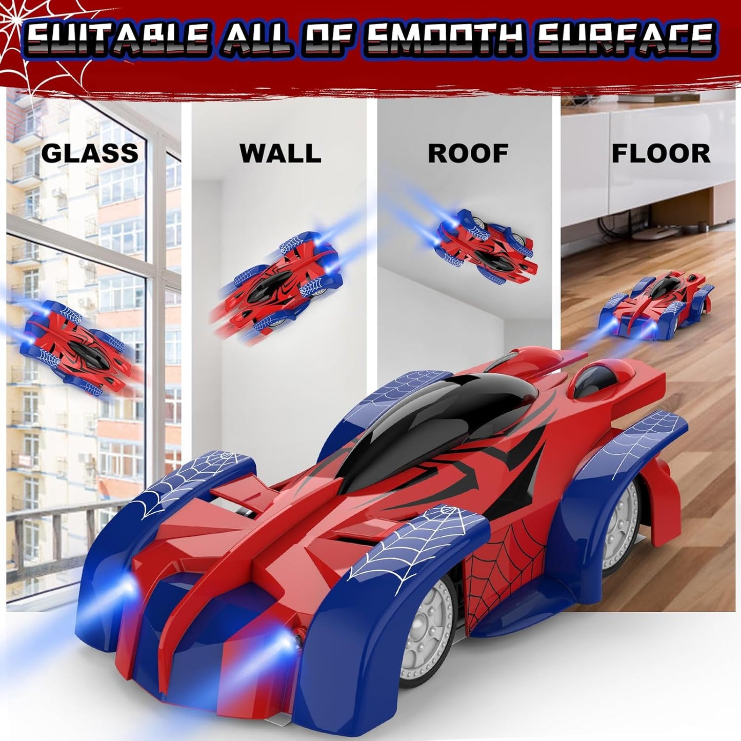 Voiture Télécommandée Aomifmik – Escalade Murale & Rotation 360°