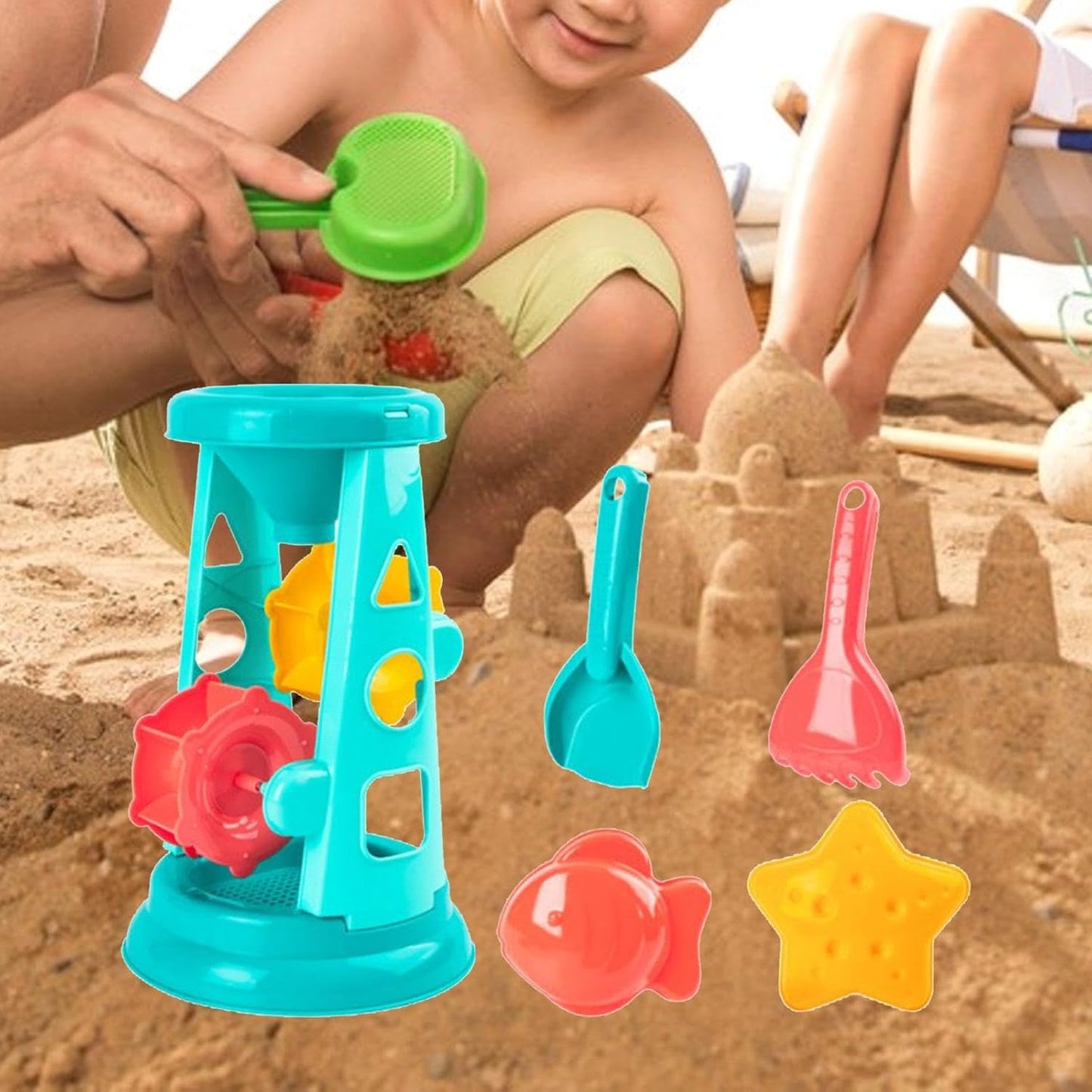 Ensemble de Jouets de Plage – Folpus 5 pièces