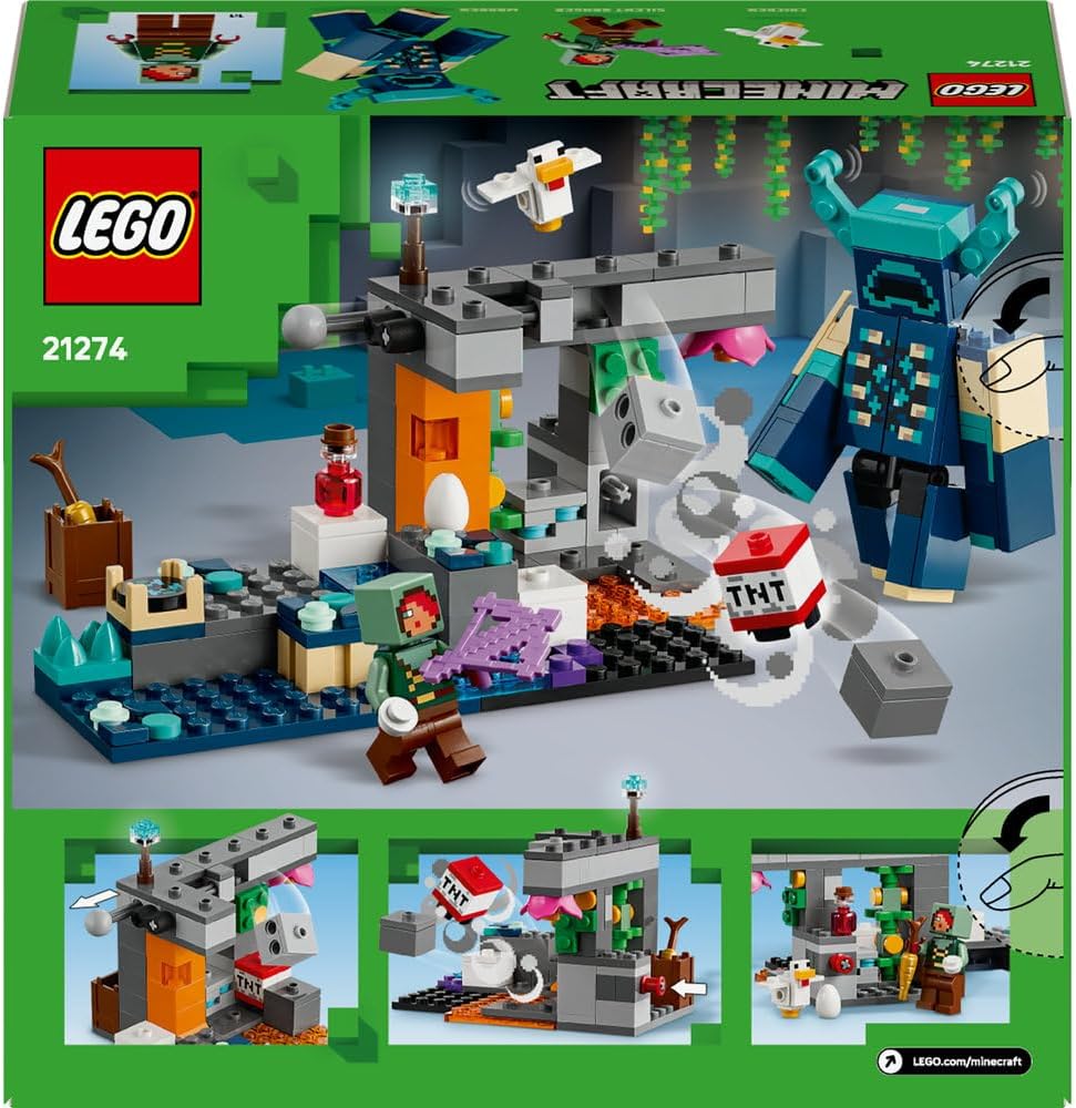 LEGO Minecraft : L’Affrontement du Warden – Set de Construction 21274