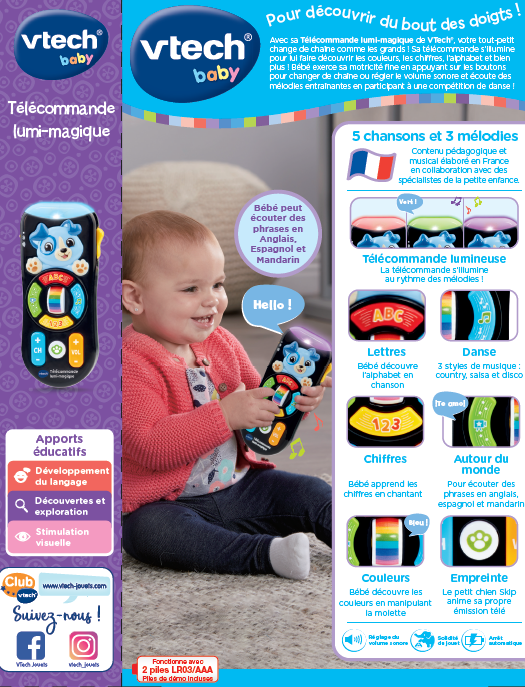 Télécommande Lumi-Magique VTech