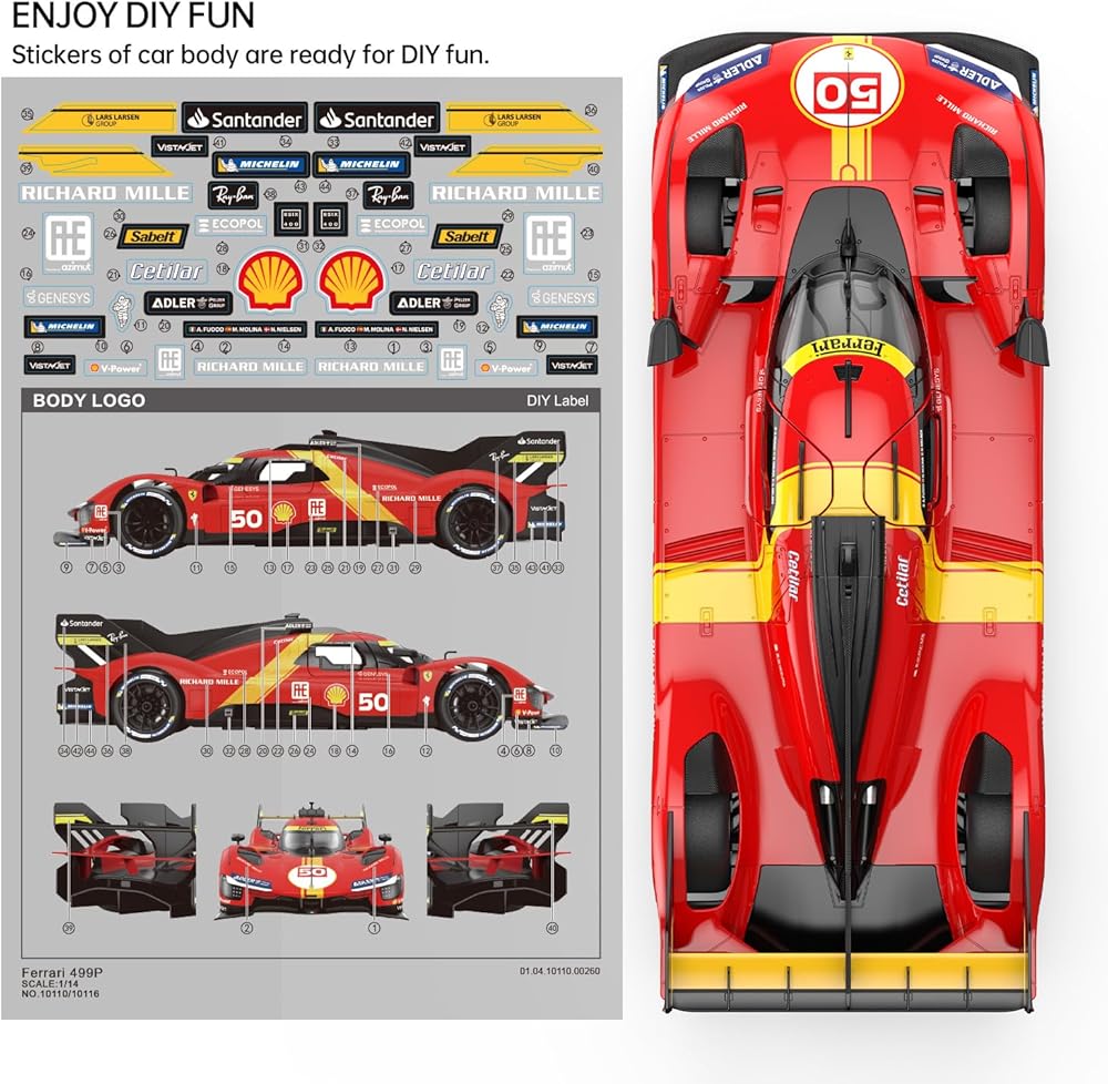 Ferrari 499P Radiocommandée 1:14 – RASTAR