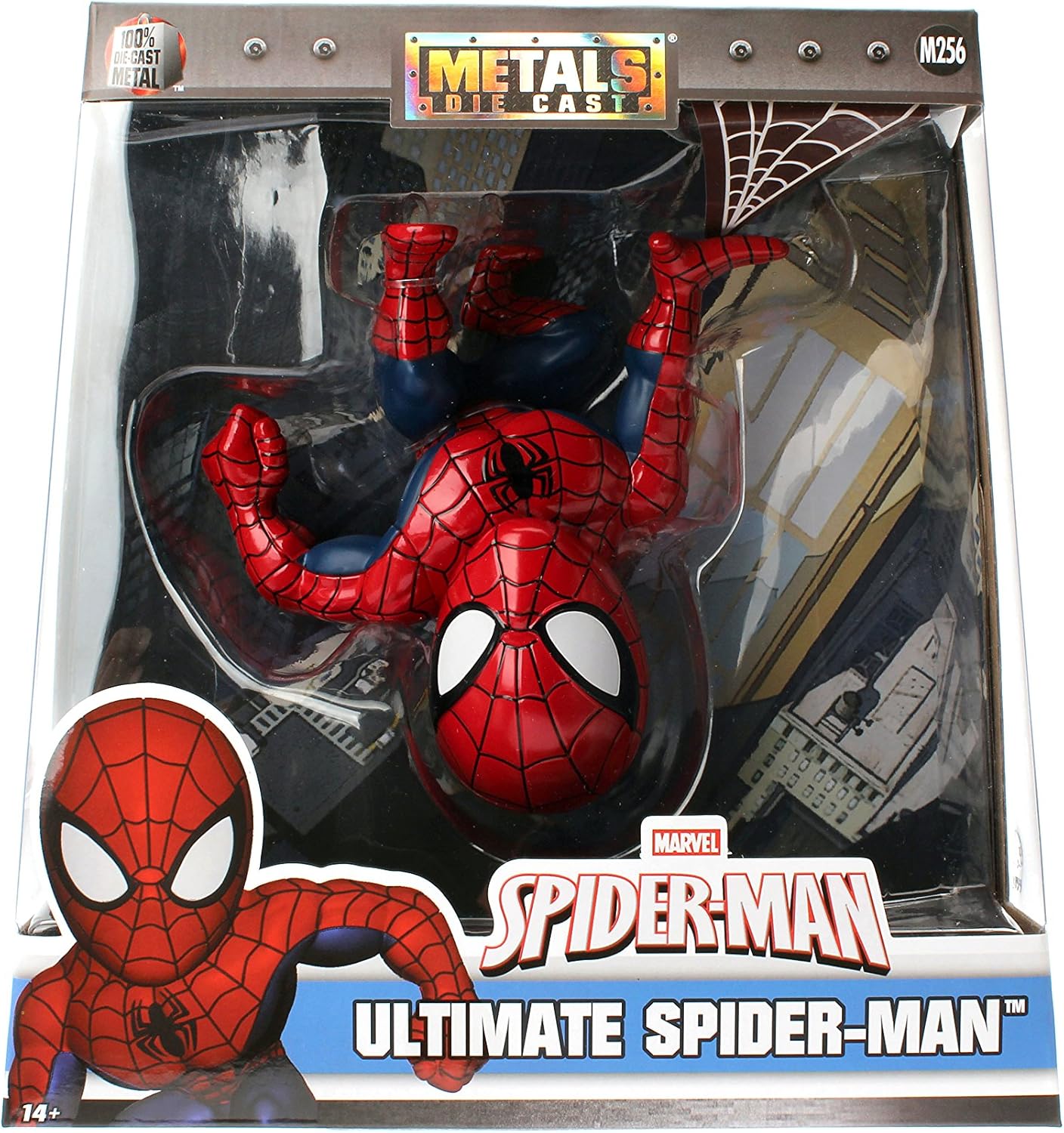 Metals Spider-Man – Figurine en métal Ultimate Spider-Man 15 cm